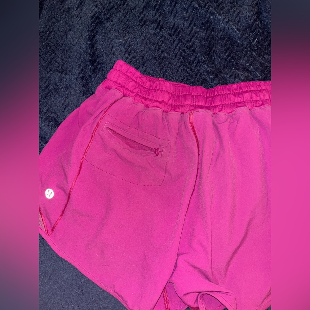 Lululemon shorts Size 6 Dark Pink